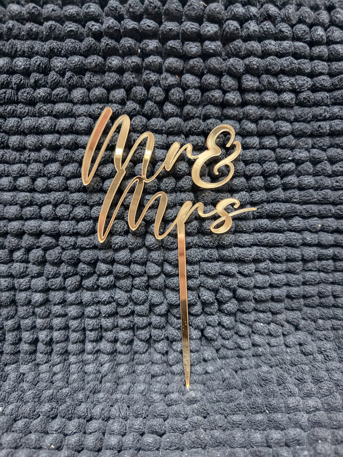Mr & Mrs Cake Topper