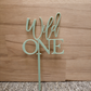 Wild One Single Layer Cake Topper