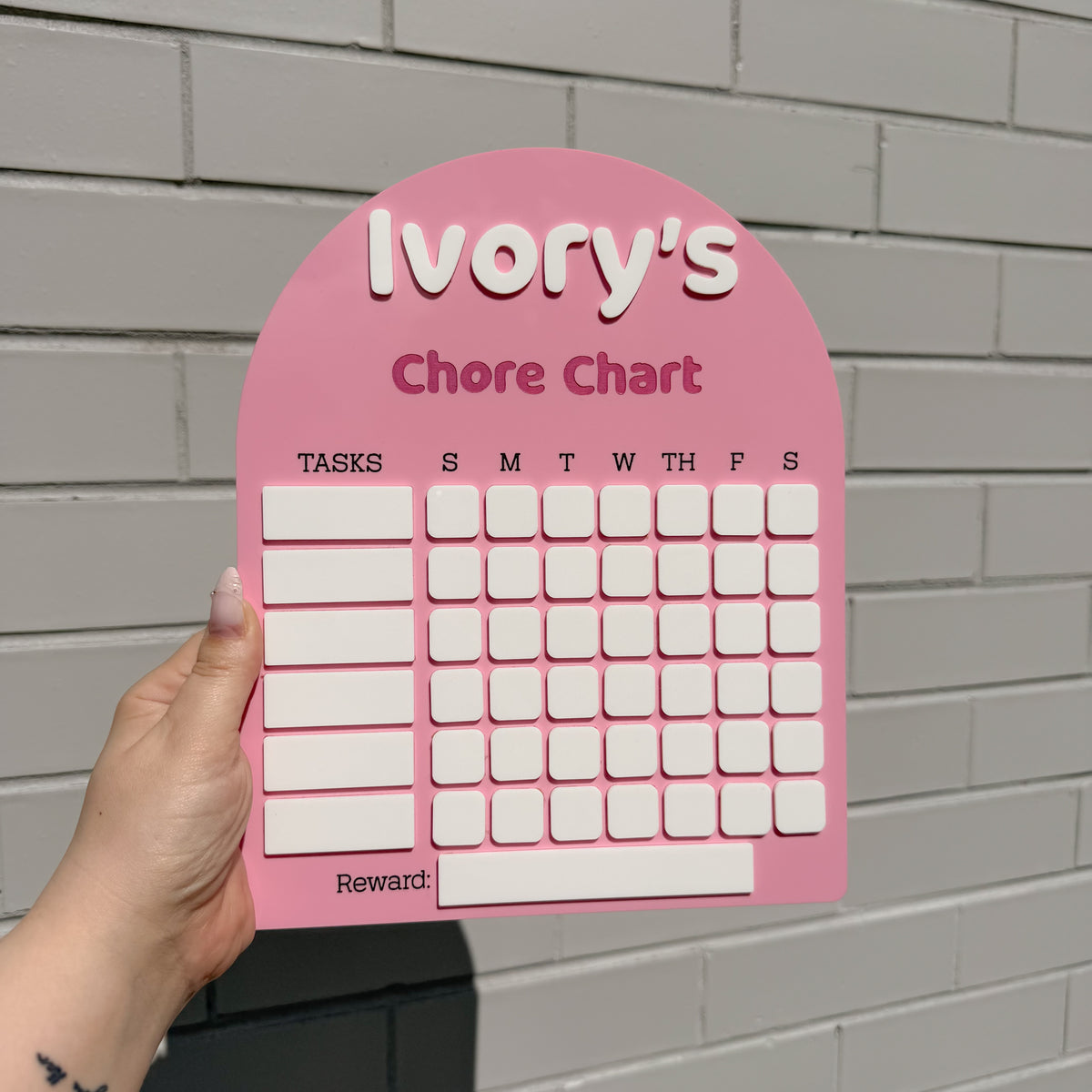 Personalised Kids Chore Charts