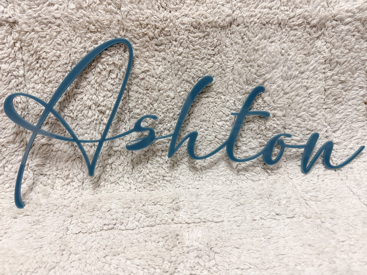 Single Layer Name Plaque