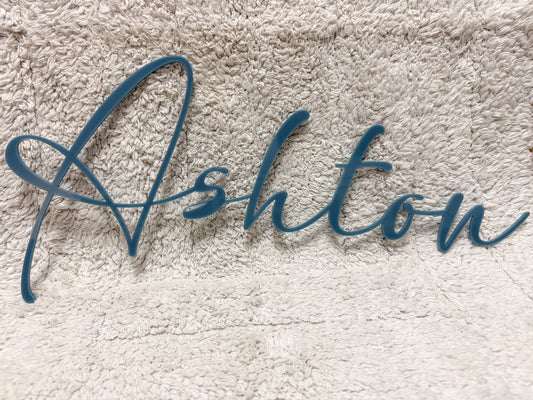 Single Layer Name Plaque