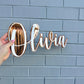 Double Layer Name Sign