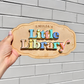Personalised Wooden Little Library Plaque